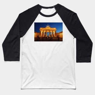 Berlin, Brandenburg Gate Baseball T-Shirt